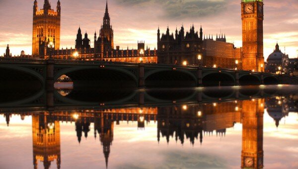 Big Ben in the evening, London, UK